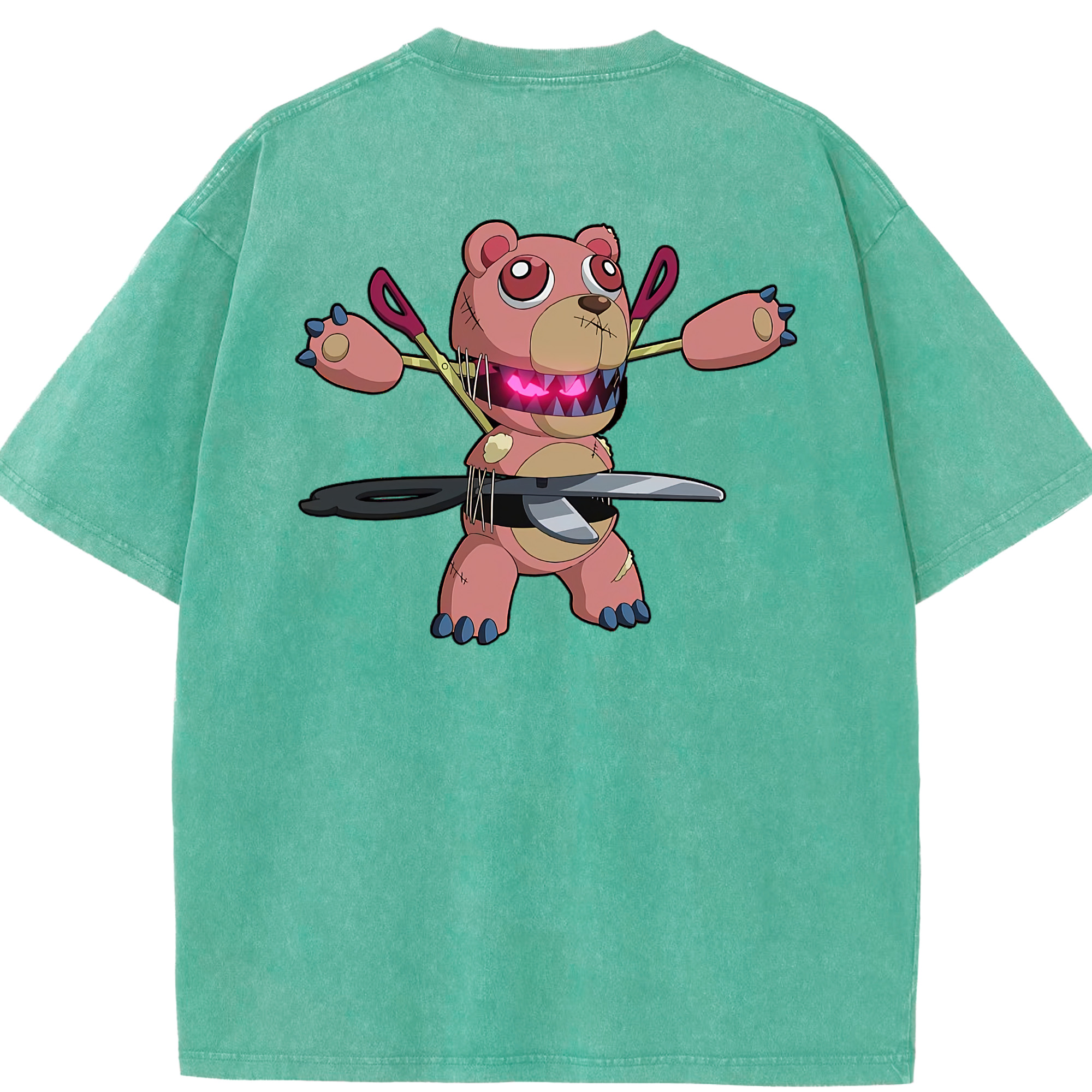 （画像用） 遊☆戯☆王 Yu-Gi-Oh! 綿100% ヴィンテージ風 半袖Tシャツ（背面プリント）